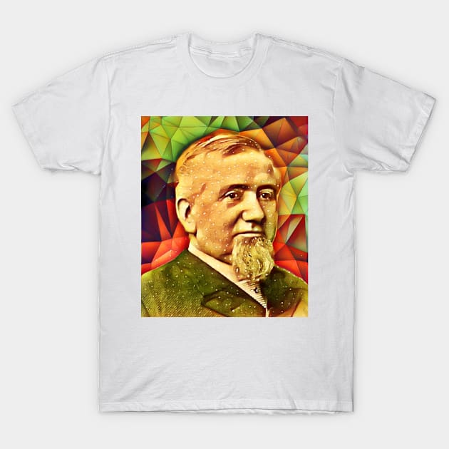 George Pullman Snow Portrait | George Pullman Artwork 15 T-Shirt by JustLit